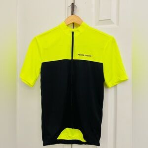 NWT Pearl Izumi Quest Cycling Jersey Neon Yellow Black Shirt Size XS